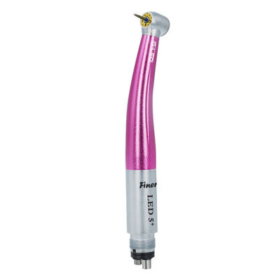 5 Handpiece ทันตกรรมสเปรย์น้ำความเร็วสูงพร้อมแบริ่งเซรามิกไฟ LED ห้าดวง