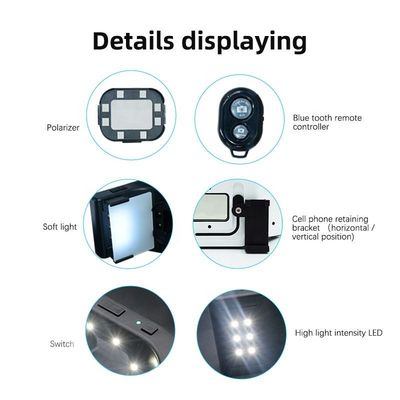 เครื่องมือทันตกรรมจัดฟัน 6000-6500K การถ่ายภาพแสงแฟลชหรี่แสงได้