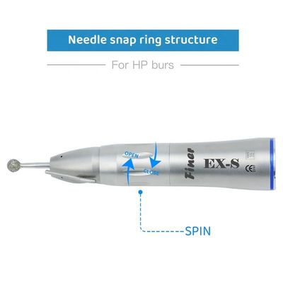 เครื่องมือรากฟันเทียม CE ที่ทนทาน, Handpiece ผ่าตัดแบบไฟเบอร์ออปติกแบบตรง