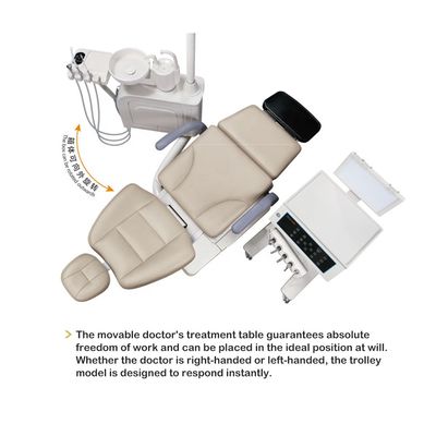 ยูนิตฟันเซนเซอร์ Led Lamp กับเครื่องปรับอากาศ Electric Dental Chair ชุดเต็ม
