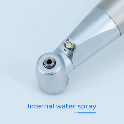 Contra Angle Metal Dental Handpiece ความเร็วช้า สีฟ้า การเชื่อมต่อชนิด E