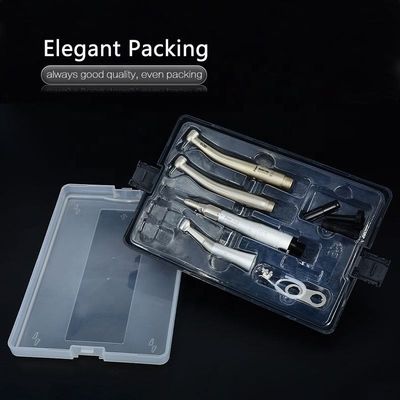 ชุด Handpiece ทันตกรรมวิชาการสำหรับนักเรียน 2 รู 4 รูมุมตรงกันข้ามความเร็วต่ำ