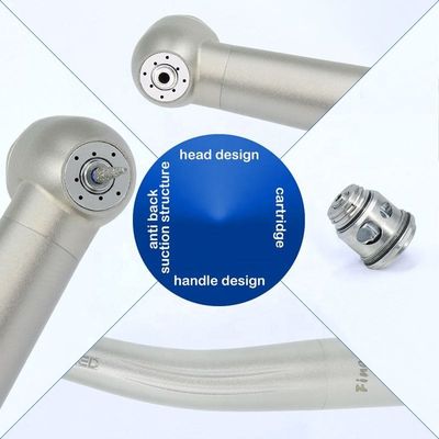 ชุด Handpiece ทันตกรรมวิชาการสำหรับนักเรียน 2 รู 4 รูมุมตรงกันข้ามความเร็วต่ำ