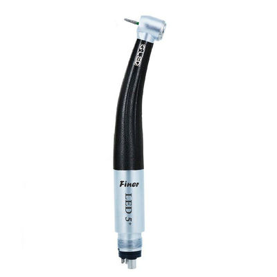 วัสดุโลหะ Handpiece กังหันลมความเร็วสูง 2 รู 4 รูพร้อมไฟ LED 5 ดวง