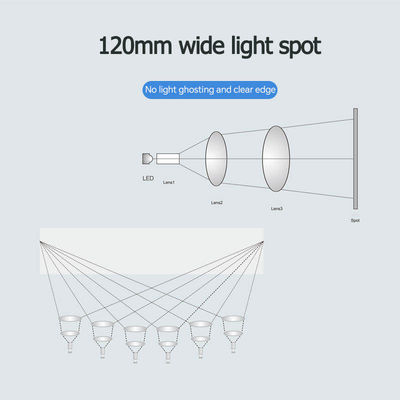 3500-5500K ไฟ LED เก้าอี้ทันตกรรมแบบถอดได้ 8 หลอด