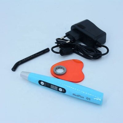 แบบพกพา DC 5V 1A แสงบ่มทางทันตกรรม หลากสี ความยาวคลื่น 385-515nm