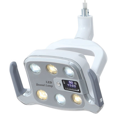 โคมไฟเก้าอี้ทันตกรรม 9W 3500-5500K ขนาดเฉพาะจุด 80 * 160 มม. สำหรับระยะทาง 700 มม