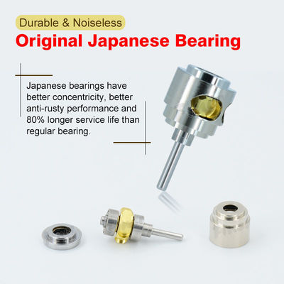 Handpiece ทันตกรรมความเร็วสูงสแตนเลสพร้อมการป้องกันเสียงรบกวนด้านหลังน้อยกว่า 60db