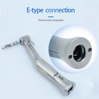 หน่วย Handpiece ทันตกรรมที่ไม่ใช่ไฟเบอร์ออปติกความเร็วสูงพร้อมแรงบิด 80N