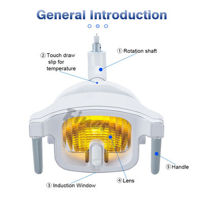 ไฟเก้าอี้ทันตกรรม 12W ไฟ LED อุปกรณ์ส่องสว่าง AC/DC 12-24V 1 ชิ้น