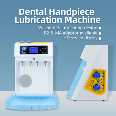 เครื่องหล่อลื่น Handpiece ทันตกรรมหน้าจอ HD 50w ทำความสะอาดระบบเครื่องหล่อลื่น