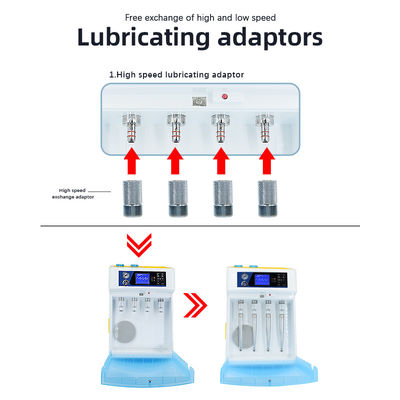 เครื่องหล่อลื่น Handpiece ทันตกรรมหน้าจอ HD 50w ทำความสะอาดระบบเครื่องหล่อลื่น