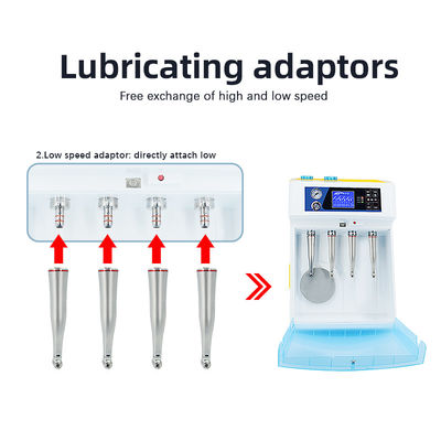 เครื่องหล่อลื่น Handpiece ทันตกรรมหน้าจอ HD 50w ทำความสะอาดระบบเครื่องหล่อลื่น