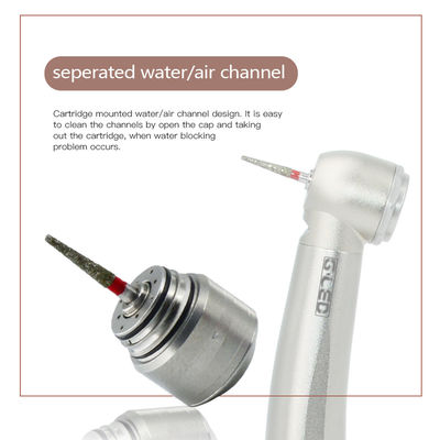 หน่วย Handpiece ทันตกรรมขับเคลื่อนด้วยกังหันพร้อมไฟ LED กำเนิด