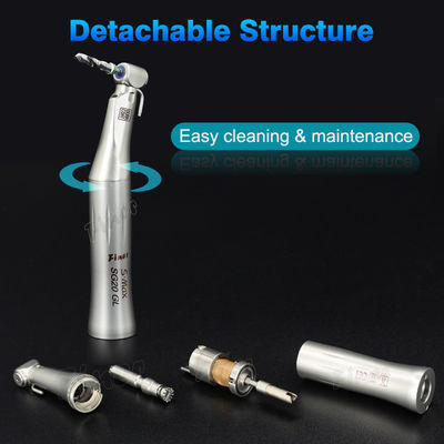 2000 รอบต่อนาที Handpiece รากฟันเทียม 20/1 มุมตรงกันข้ามในตัวกำเนิดไฟ LED
