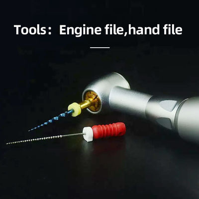 หน่วย Handpiece ทันตกรรมสแตนเลส 2.35 มม. พร้อมเครื่องมือตะไบมือช่วงความเร็ว 000 รอบต่อนาที