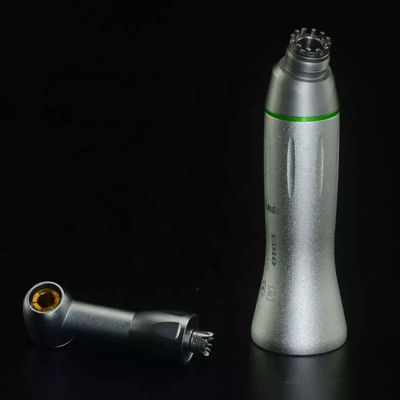 เครื่องมือทันตกรรม Handpiece สแตนเลสความเร็วสูงพร้อมตะไบภายนอกสเปรย์ 1,000-2,000 รอบต่อนาที