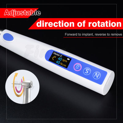 ความแม่นยำสูง ทันตกรรม Implant เครื่องมือ ทันตกรรม ประแจแรงบิดไฟฟ้าย้อนกลับทวนเข็มนาฬิกาหมุนตามเข็มนาฬิกา
