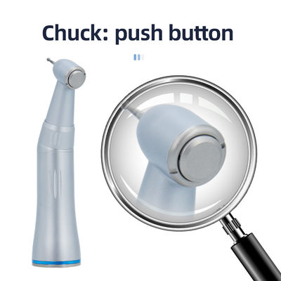 กังหันอากาศ Handpiece ทันตกรรมมุมตรงกันข้ามความเร็วต่ำพร้อมสเปรย์น้ำภายใน