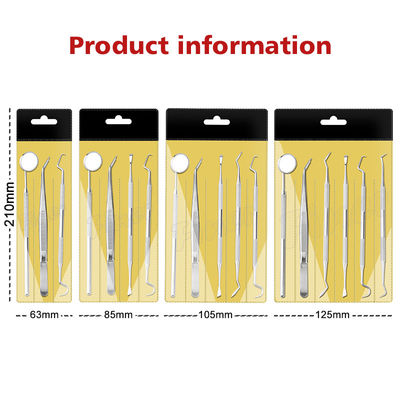 6pcs เครื่องมือทันตกรรม Orthodontic เครื่องมือทันตกรรม การทําความสะอาดฟัน การดูแลปาก
