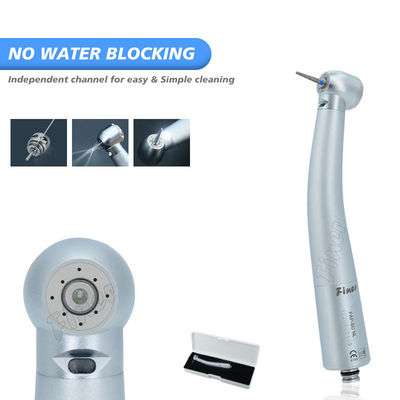 กดปุ่ม ทันตแพทย์ ทูบไบน์ Handpiece ไฟเบอร์ออปติก แหล่งความเร็วสูง 350000rpm