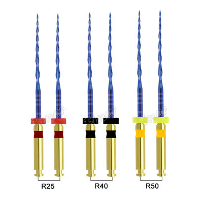 ช่องทางรากฟัน หมุน นิเคิล ไทเทเนียม ไฟล์ Endodontics Protaper ไฟล์