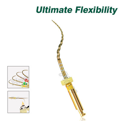 ฟิลฟิ้งฟัน ไฟล์ช่องราก ไฟล์เครื่องยนต์ endodontic ไฟล์หมุน Niti ไฟล์ฟัน