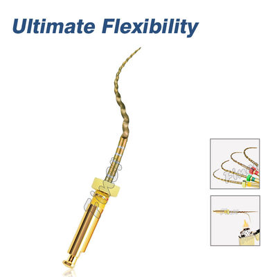 ฟิลฟิ้งฟัน ไฟล์ช่องราก ไฟล์เครื่องยนต์ endodontic ไฟล์หมุน Niti ไฟล์ฟัน