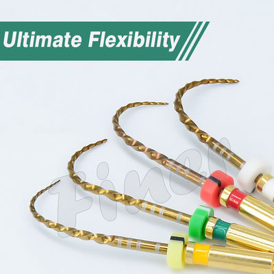 ฟิลฟิ้งฟัน ไฟล์ช่องราก ไฟล์เครื่องยนต์ endodontic ไฟล์หมุน Niti ไฟล์ฟัน