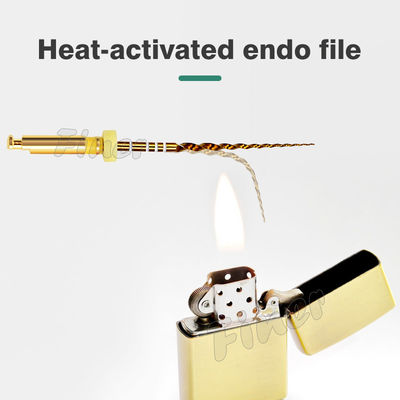 ฟิลฟิ้งฟัน ไฟล์ช่องราก ไฟล์เครื่องยนต์ endodontic ไฟล์หมุน Niti ไฟล์ฟัน