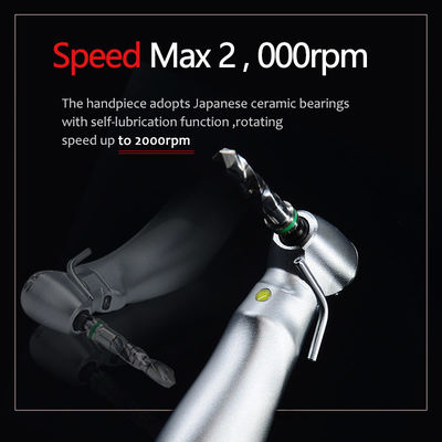 ออสเตรียสไตล์ Generator LED Implant Handpiece ฟัน 20:1 มุมตรงข้าม
