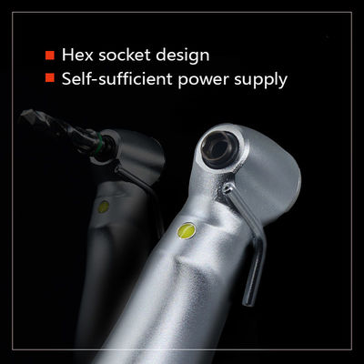 ออสเตรียสไตล์ Generator LED Implant Handpiece ฟัน 20:1 มุมตรงข้าม