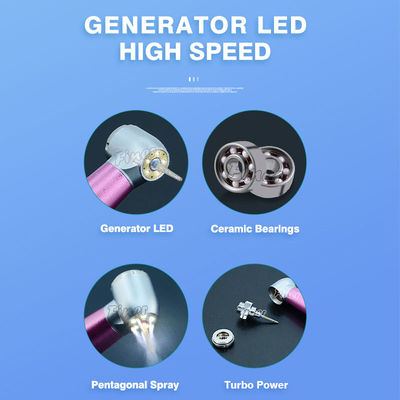 ฟัน 5 LED ความเร็วสูง ฟันมือ Airotor ฟันมือ ฟันมือ