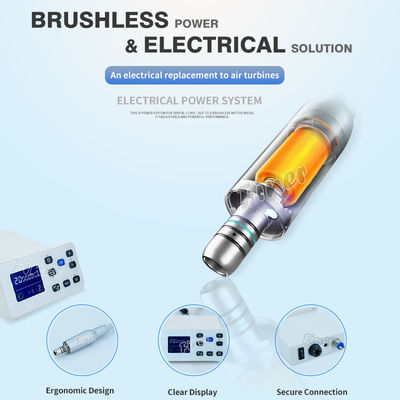 เครื่องยนต์ไฟฟ้าฟัน Led Brushless เครื่องยนต์ไฟฟ้าฟันไมโครโมเตอร์ด้วยเครื่องฉีดภายใน