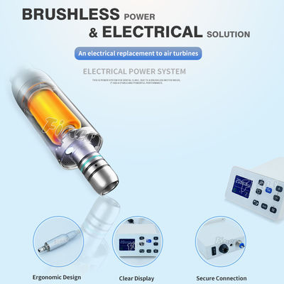 อิเล็กทริกส์อัตราความเร็วช้า มอเตอร์ฟัน ด้วย 1:5 เพิ่มความเร็วสูง handpiece ฟัน Micro Motor Unit