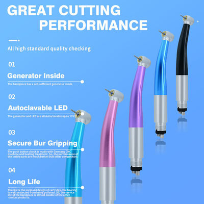 5 LED สีฟันมือมือฟันมือฟันมือ 5 LED สีฟันมือความเร็วสูง