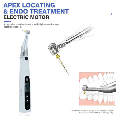 61 เครื่องตรวจหาจุดสูงของ Endomotor แบบไร้สาย สําหรับการรักษาช่องราก endodontic