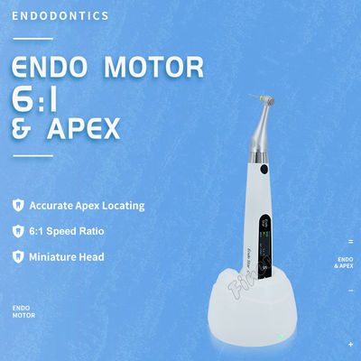 61 เครื่องตรวจหาจุดสูงของ Endomotor แบบไร้สาย สําหรับการรักษาช่องราก endodontic